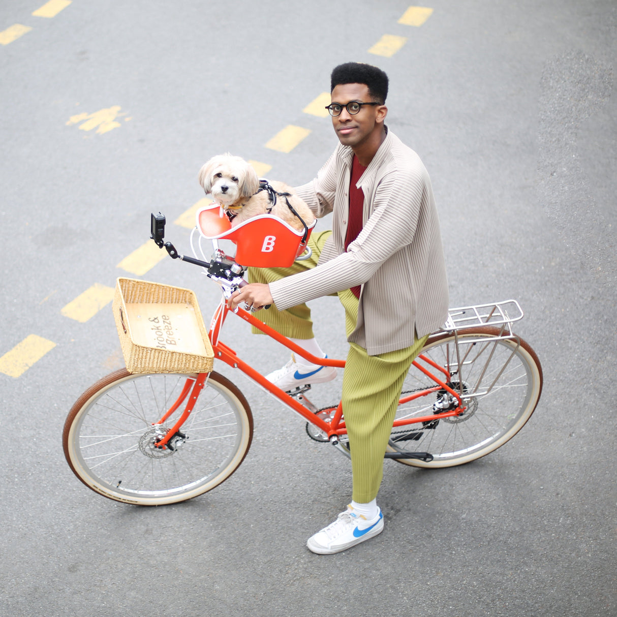 Brook & Breeze Canine Copilot - Fietsstoel voor hond of kat - SpirePets