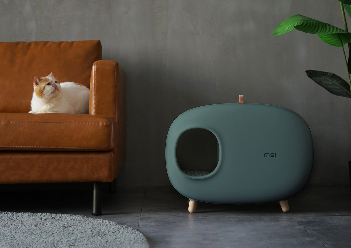 MakeSure kattenbak met lade - Groen - Design Prijs Winnaar! - SpirePets