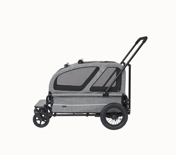 AirBuggy Carriage Set Earth Grey – Comfortabel reizen met jouw huisdier - SpirePets