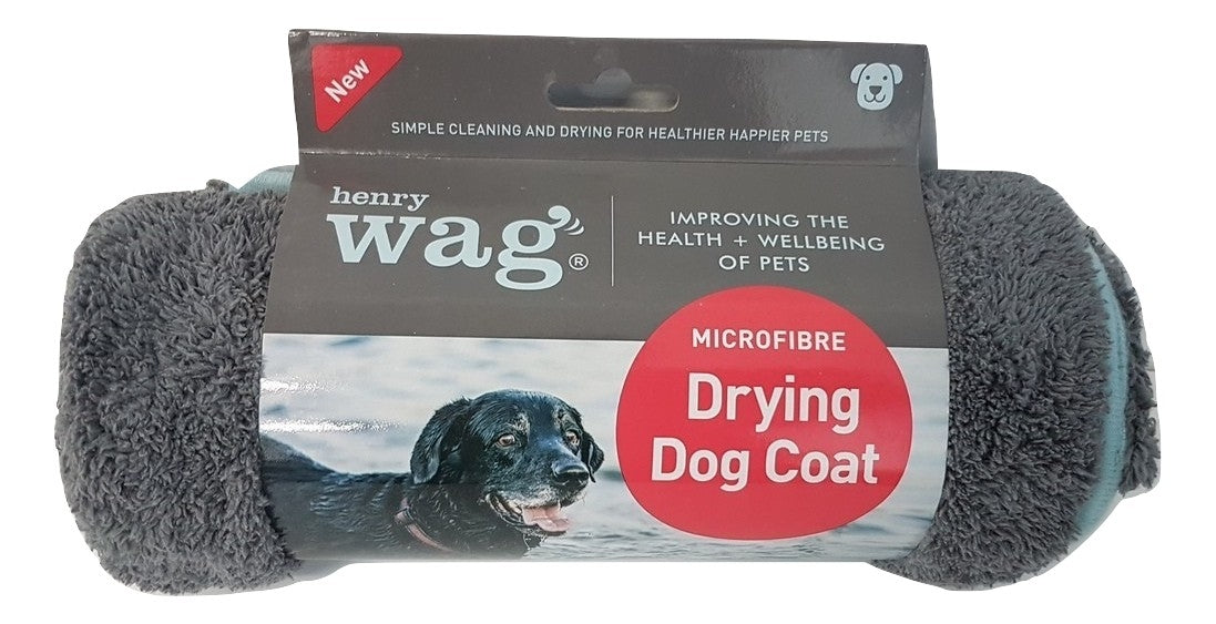 Henry Wag microvezel hondenbadjas - droogjas voor honden - Maat XL - SpirePets