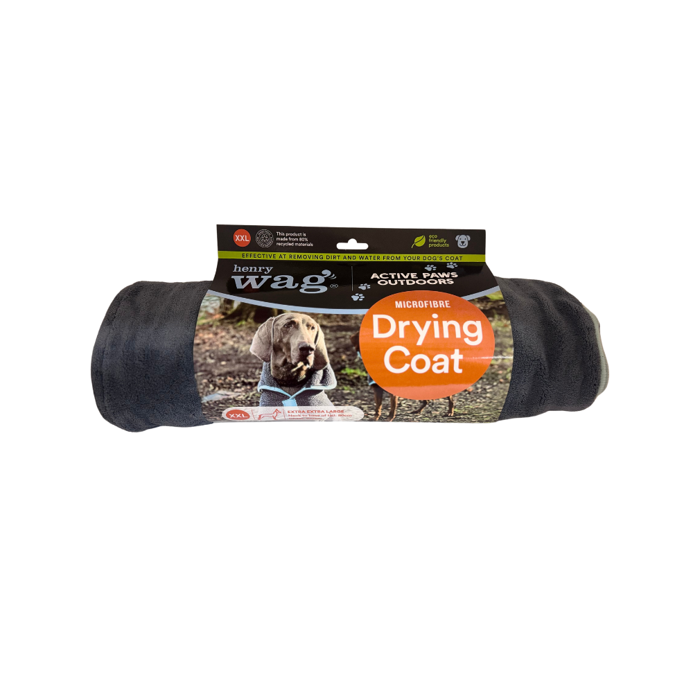 Henry Wag microvezel hondenbadjas - droogjas voor honden - Maat XXL - SpirePets
