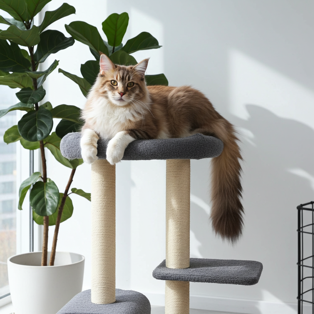 Luxe krabpaal voor katten - Krabmeubel Cindy - SpirePets