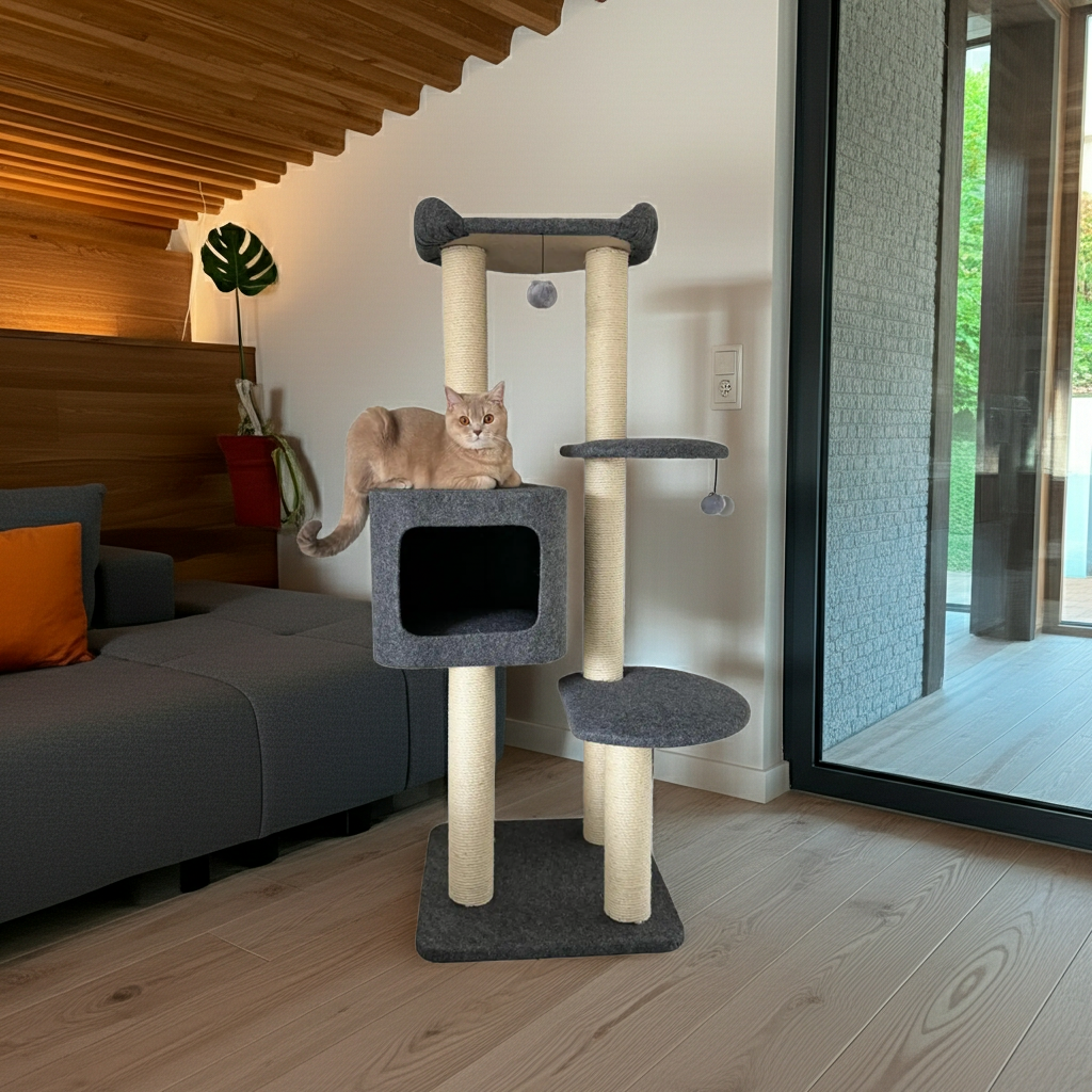 Luxe krabpaal voor katten - Krabmeubel Cindy - SpirePets