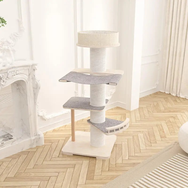 Honeypotcat Kattenboom - krabpaal met kattenmand - SpirePets