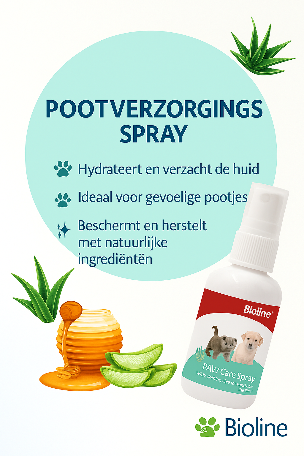 Pootverzorging - Voetzolen Spray 50ml voor hond en kat - SpirePets
