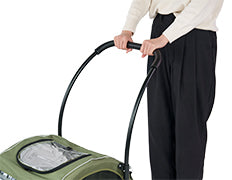 AIRBUGGY Twinkle Moss Green – Luxe Hondenbuggy - SpirePets