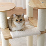 Kattenboom - krabpaal met hangmat en kattenmand - SpirePets