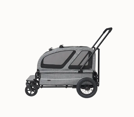 AirBuggy Carriage Set Earth Grey – Comfortabel reizen met jouw huisdier - SpirePets