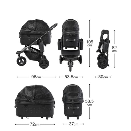 AirBuggy DOME 3 Large – Salmon Berry - Luxury stroller