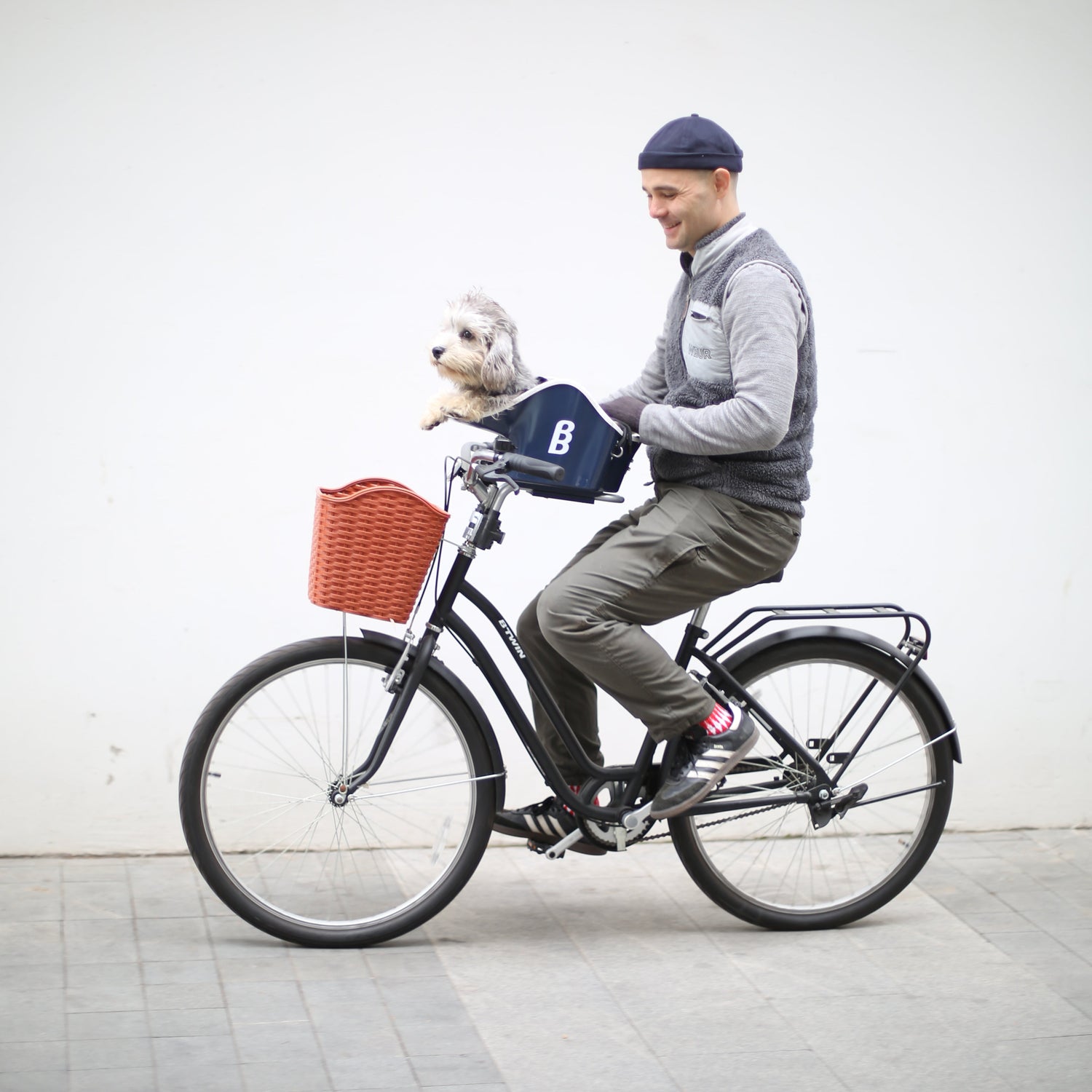 Brook & Breeze Canine Copilot Blue Honden fietszitje - SpirePets