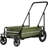AirBuggy Carriage Set Moss Green – De Ultieme Luxe Hondenbuggy