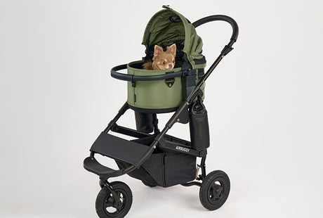 AirBuggy Dome 3 SMALL COT - MOSS GREEN - SpirePets