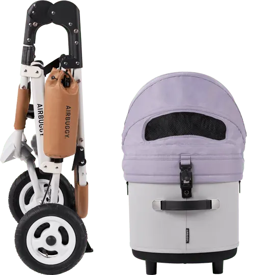 AirBuggy DOME 3 Large – Salmon Berry - Luxury stroller