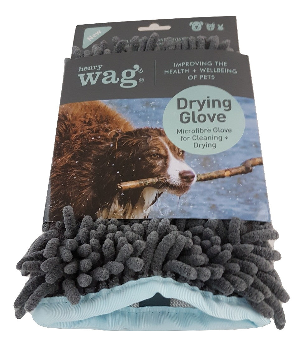 Henry Wag Microvezel huisdier drooghandschoen voor honden - SpirePets