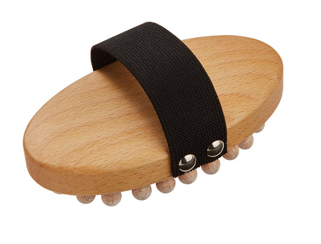 Honden massageborstel van beukenhout - SpirePets