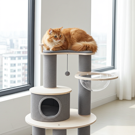 Luxe Krabpaal - Kattenboom - Katten krabmeubel - SpirePets
