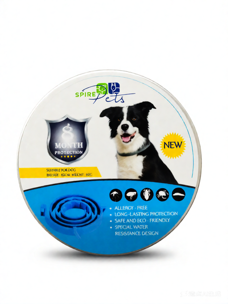 Vlooien- en tekenband voor Honden - 8 maanden bescherming SpirePets