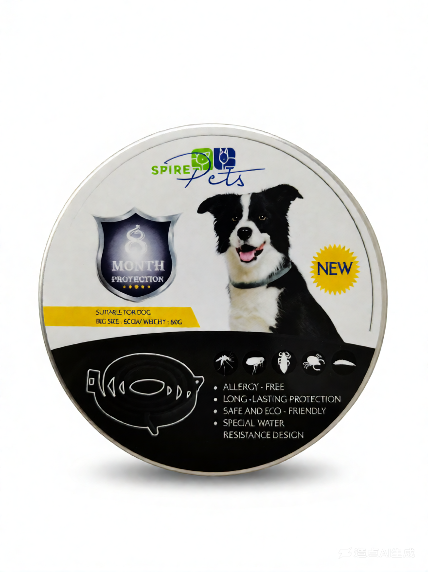 Vlooien- en tekenband voor Honden - 8 maanden bescherming SpirePets