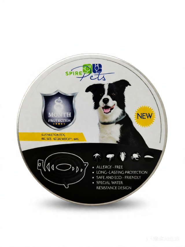Vlooien- en tekenband voor Honden - 8 maanden bescherming SpirePets