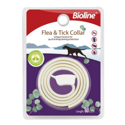 Natuurlijke vlooien- en tekenband - 60cm - SpirePets