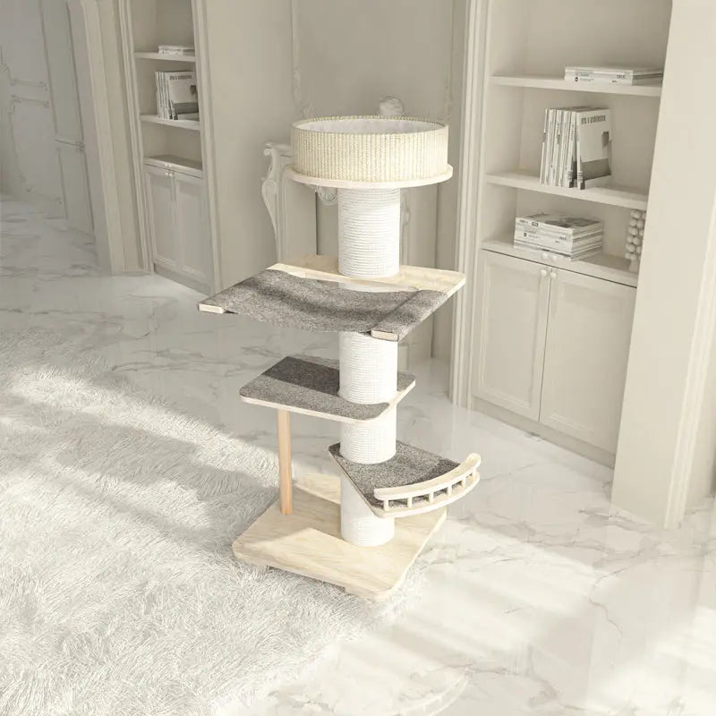 Honeypotcat Kattenboom - krabpaal met kattenmand - SpirePets