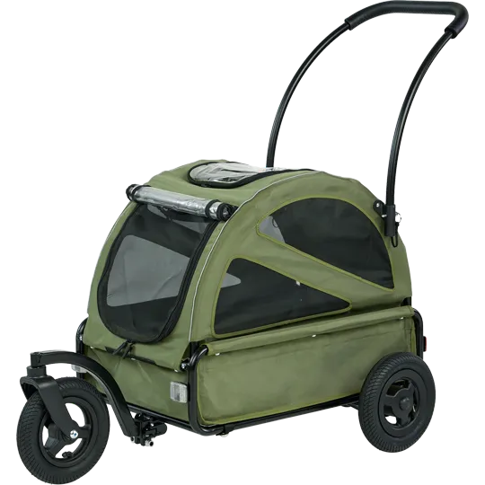 AIRBUGGY Twinkle Moss Green – Luxe Hondenbuggy - SpirePets