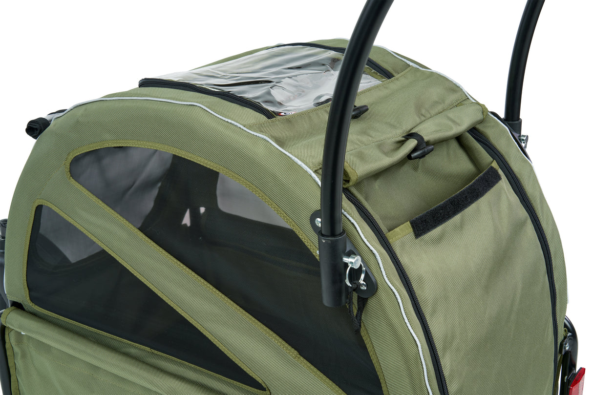 AIRBUGGY Twinkle Moss Green – Luxe Hondenbuggy - SpirePets