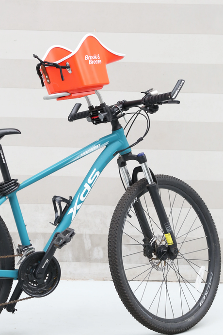 Brook & Breeze Canine Copilot Blue dog bike seat