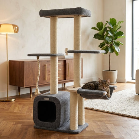 Cat scratching post Candy - climbing tree - gray